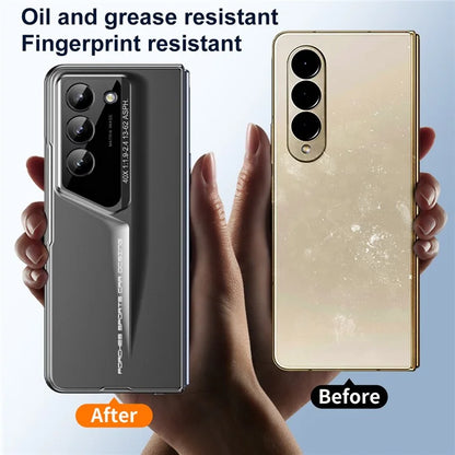 For Samsung Galaxy Z Fold5 5G Case 918 Series Built-In Tempered Glass Film PC Phone Cover with Stylus