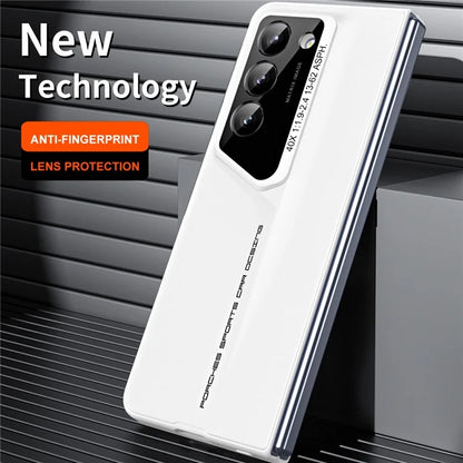 For Samsung Galaxy Z Fold5 5G Case 918 Series Built-In Tempered Glass Film PC Phone Cover with Stylus