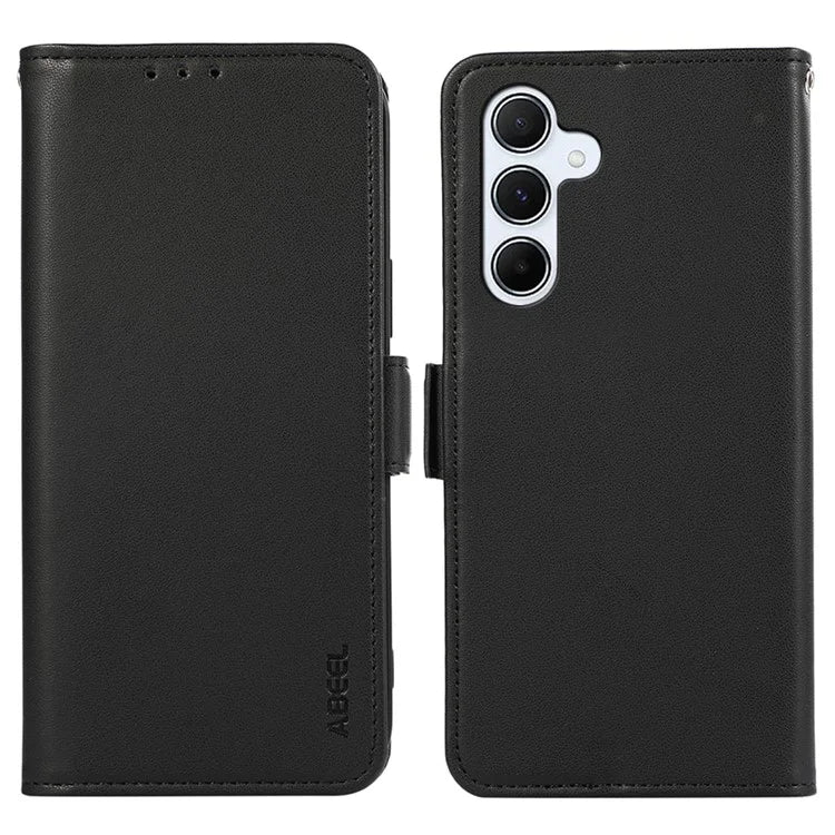ABEEL For Samsung Galaxy A35 5G Folio Case RFID Blocking Stand Phone Protector