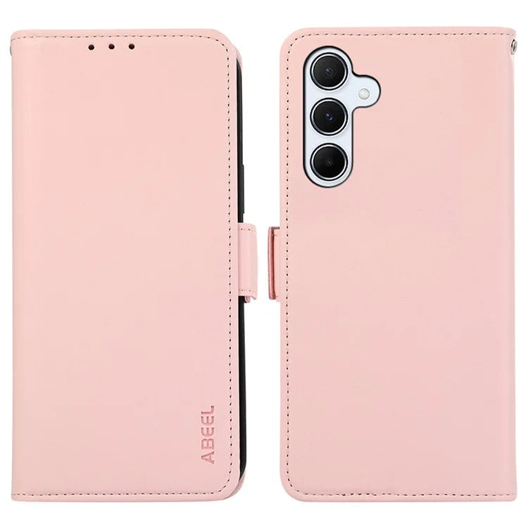 ABEEL For Samsung Galaxy A35 5G Folio Case RFID Blocking Stand Phone Protector