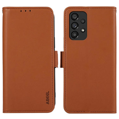 ABEEL For Samsung Galaxy A23 5G (Global Version) / A23 4G Case RFID Blocking Flip Leather Phone Cover
