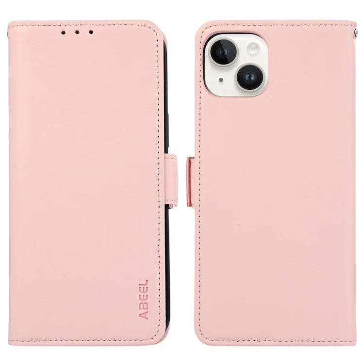 ABEEL For iPhone 15 Plus Case with Purse RFID Blocking Leather Flip Phone Cover
