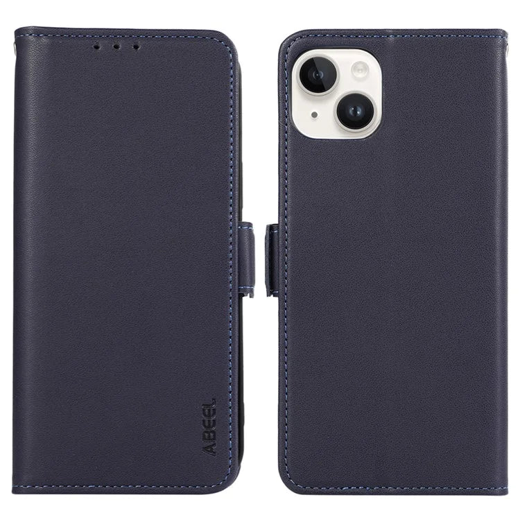 ABEEL For iPhone 15 Plus Case with Purse RFID Blocking Leather Flip Phone Cover
