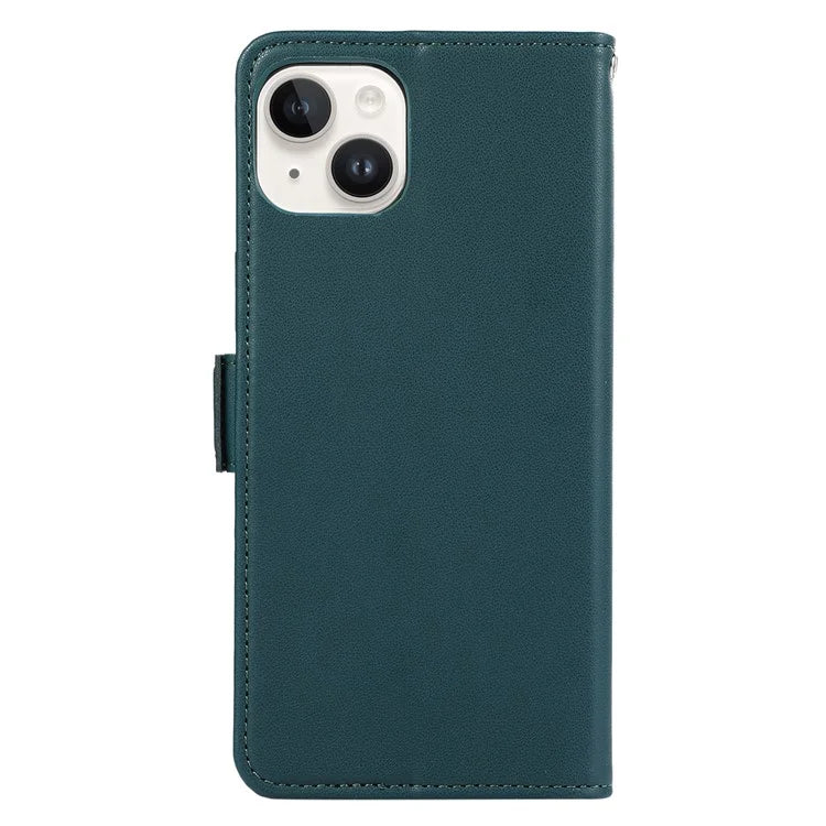ABEEL For iPhone 15 Plus Case with Purse RFID Blocking Leather Flip Phone Cover