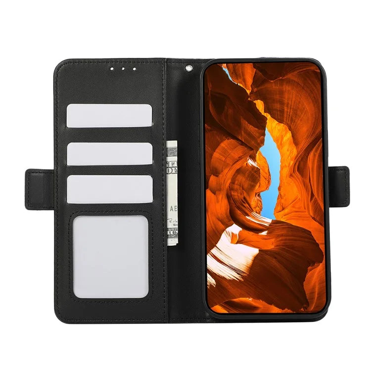 ABEEL For Samsung Galaxy A04s 4G (164.7 x 76.7 x 9.1 mm) / A13 5G Case Leather RFID Blocking Phone Cover