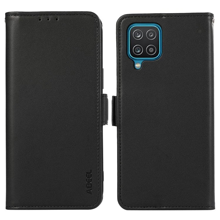ABEEL For Samsung Galaxy A12 Case Wallet Leather Protective Phone Cover RFID Blocking