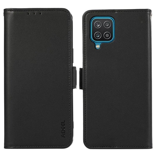 ABEEL For Samsung Galaxy A12 Case Wallet Leather Protective Phone Cover RFID Blocking