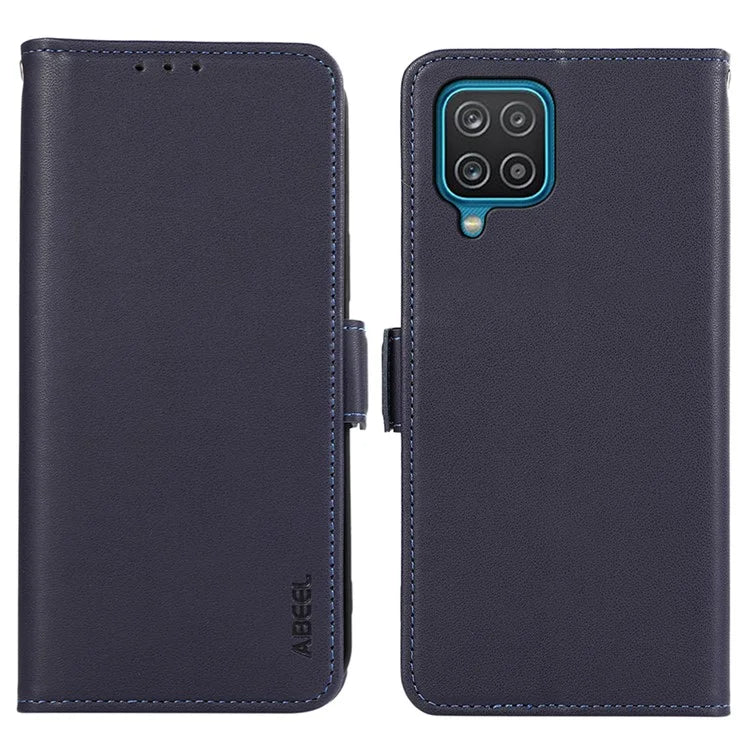 ABEEL For Samsung Galaxy A12 Case Wallet Leather Protective Phone Cover RFID Blocking