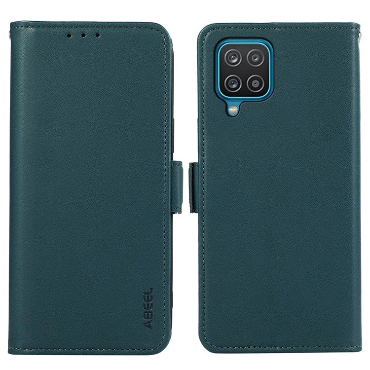 ABEEL For Samsung Galaxy A12 Case Wallet Leather Protective Phone Cover RFID Blocking