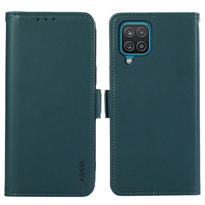 ABEEL For Samsung Galaxy A12 Case Wallet Leather Protective Phone Cover RFID Blocking