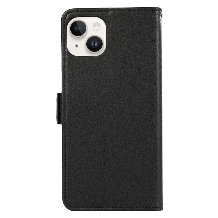 ABEEL For iPhone 13 Wallet Case RFID Blocking Protective Leather Phone Shell