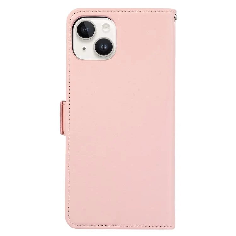 ABEEL For iPhone 13 Wallet Case RFID Blocking Protective Leather Phone Shell