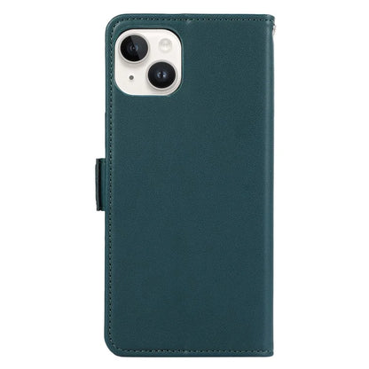 ABEEL For iPhone 13 Wallet Case RFID Blocking Protective Leather Phone Shell
