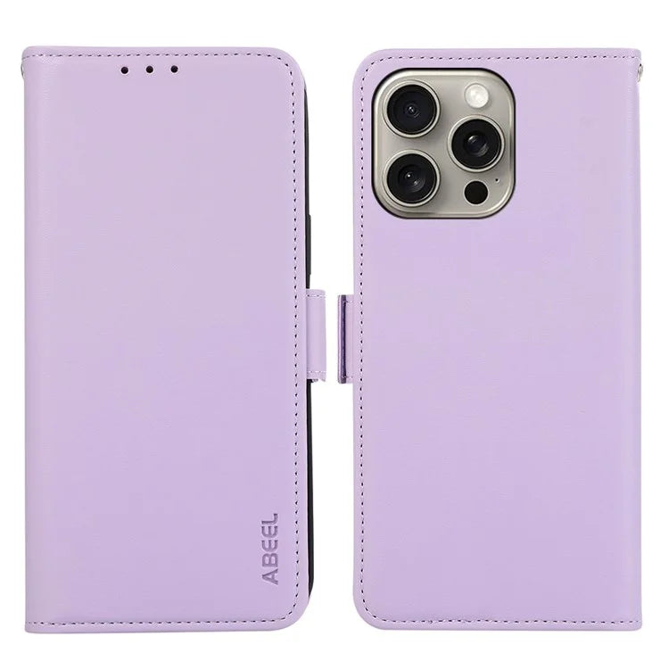 ABEEL For iPhone 13 Pro Wallet Case RFID Blocking Drop-Proof Smart Phone Cover