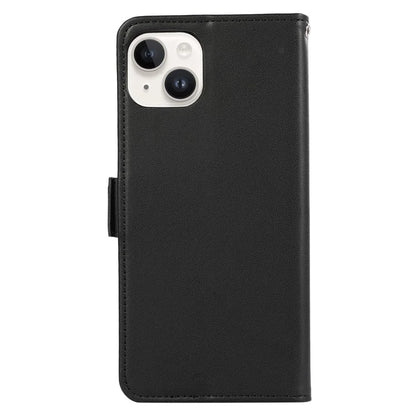 ABEEL For iPhone 14 Case PU Leather Stand Phone Cover RFID Blocking Wallet