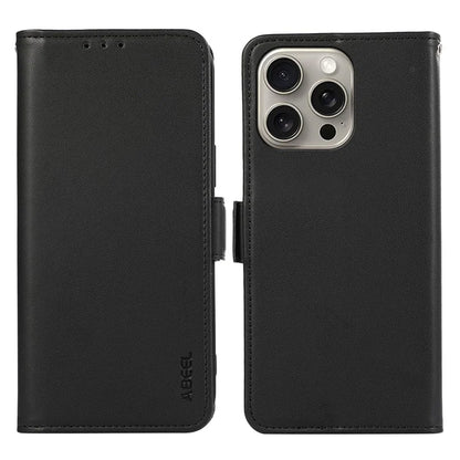 ABEEL For iPhone 14 Pro Leather Case RFID Blocking Wallet Protective Phone Cover