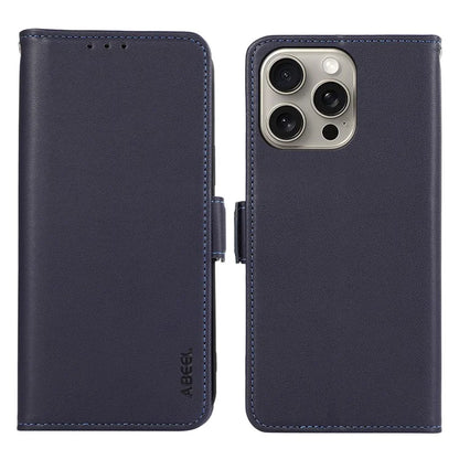 ABEEL For iPhone 12 Pro Max Wallet Case RFID Blocking Leather Stand Phone Cover