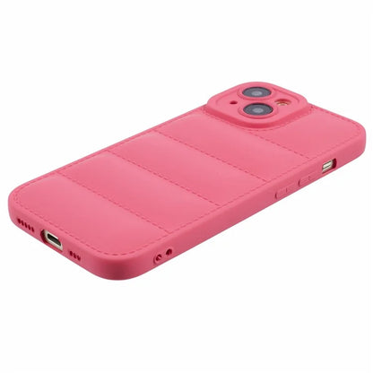 JTW Series For iPhone 13 6.1 inch TPU Case Down Jacket Design Phone Shell with Precise Lens Cutout