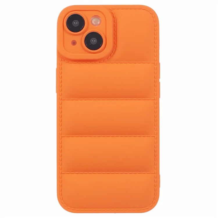 JTW Series For iPhone 13 6.1 inch TPU Case Down Jacket Design Phone Shell with Precise Lens Cutout