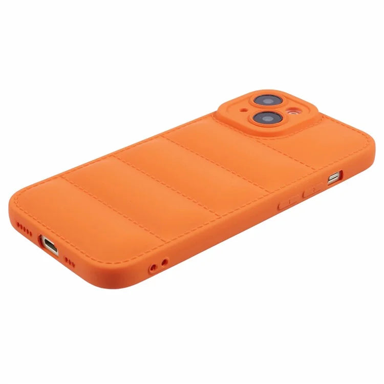 JTW Series For iPhone 13 6.1 inch TPU Case Down Jacket Design Phone Shell with Precise Lens Cutout