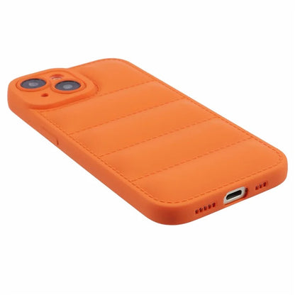 JTW Series For iPhone 13 6.1 inch TPU Case Down Jacket Design Phone Shell with Precise Lens Cutout