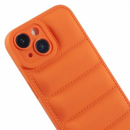 JTW Series For iPhone 13 6.1 inch TPU Case Down Jacket Design Phone Shell with Precise Lens Cutout