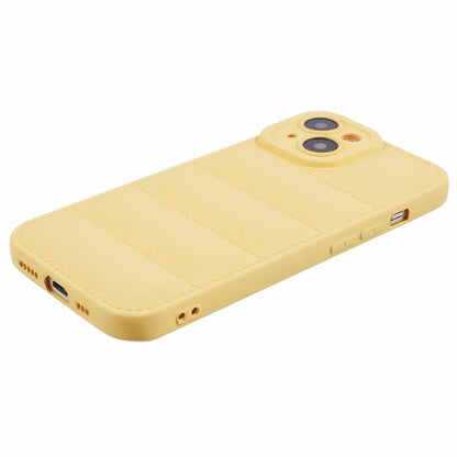 JTW Series For iPhone 13 6.1 inch TPU Case Down Jacket Design Phone Shell with Precise Lens Cutout