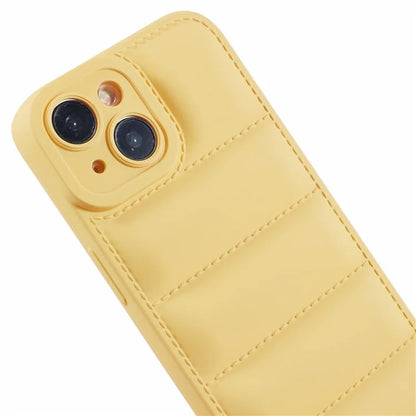 JTW Series For iPhone 13 6.1 inch TPU Case Down Jacket Design Phone Shell with Precise Lens Cutout