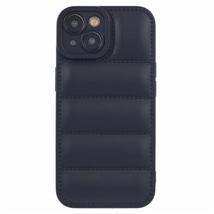 JTW Series For iPhone 13 6.1 inch TPU Case Down Jacket Design Phone Shell with Precise Lens Cutout
