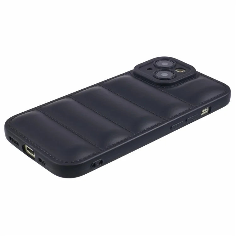 JTW Series For iPhone 13 6.1 inch TPU Case Down Jacket Design Phone Shell with Precise Lens Cutout