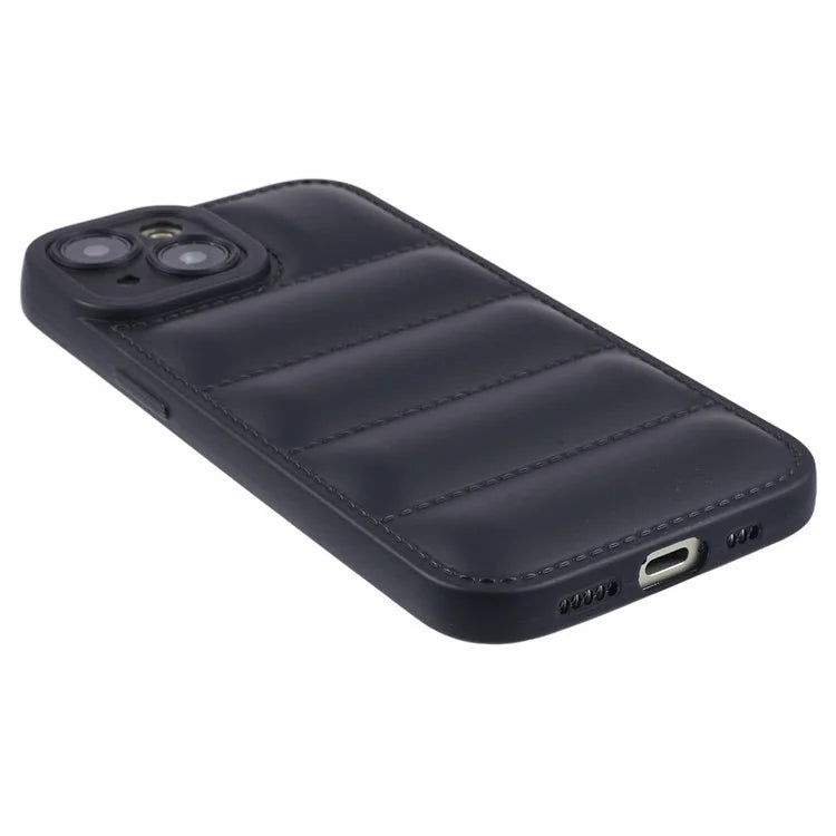 JTW Series For iPhone 13 6.1 inch TPU Case Down Jacket Design Phone Shell with Precise Lens Cutout