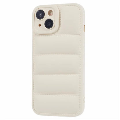 JTW Series For iPhone 13 6.1 inch TPU Case Down Jacket Design Phone Shell with Precise Lens Cutout