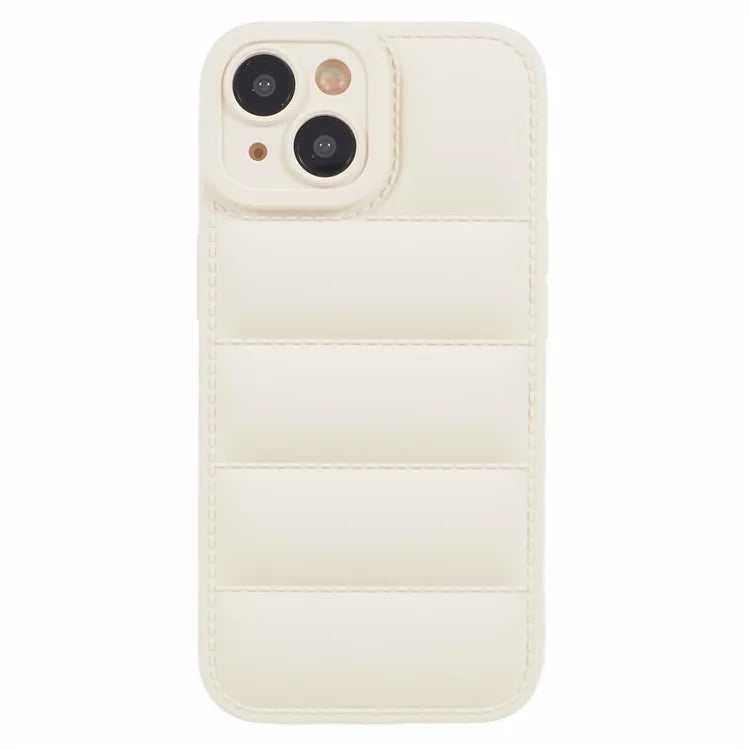 JTW Series For iPhone 13 6.1 inch TPU Case Down Jacket Design Phone Shell with Precise Lens Cutout