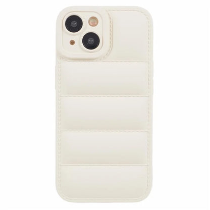 JTW Series For iPhone 13 6.1 inch TPU Case Down Jacket Design Phone Shell with Precise Lens Cutout