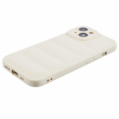 JTW Series For iPhone 13 6.1 inch TPU Case Down Jacket Design Phone Shell with Precise Lens Cutout
