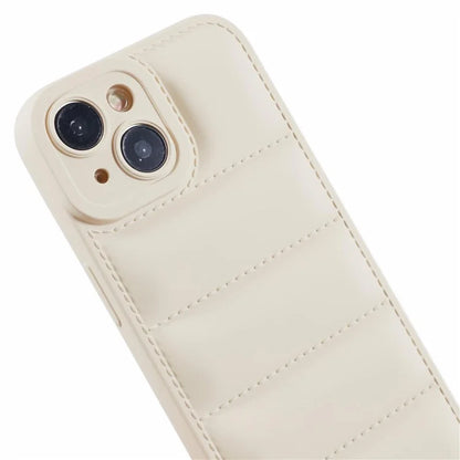 JTW Series For iPhone 13 6.1 inch TPU Case Down Jacket Design Phone Shell with Precise Lens Cutout