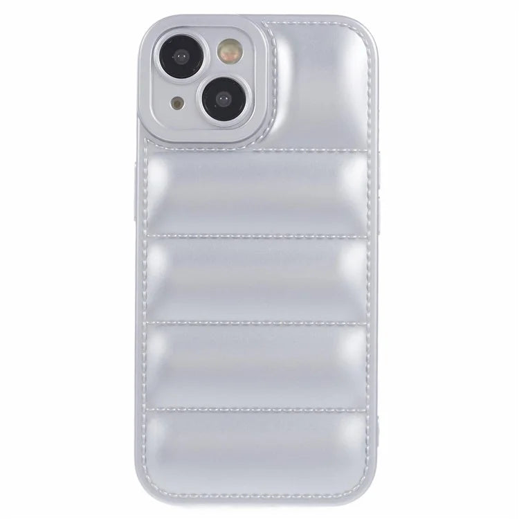 JTW Series For iPhone 13 6.1 inch TPU Case Down Jacket Design Phone Shell with Precise Lens Cutout