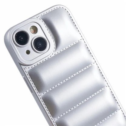 JTW Series For iPhone 13 6.1 inch TPU Case Down Jacket Design Phone Shell with Precise Lens Cutout