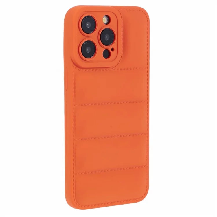 JTW Series For iPhone 15 Pro Max Shock-Absorbent TPU Case Down Jacket Design Phone Protector