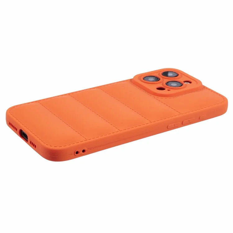 JTW Series For iPhone 15 Pro Max Shock-Absorbent TPU Case Down Jacket Design Phone Protector
