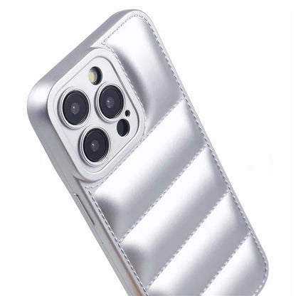 JTW Series For iPhone 15 Pro Max Shock-Absorbent TPU Case Down Jacket Design Phone Protector