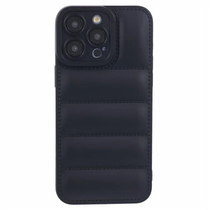 JTW Series For iPhone 15 Pro TPU Case Down Jacket Design Shock-Absorbent Phone Protector