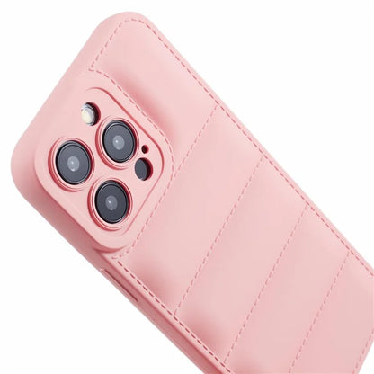 JTW Series For iPhone 12 Pro 6.1 inch Case Soft TPU Grid Down Jacket Texture Smart Phone Shell