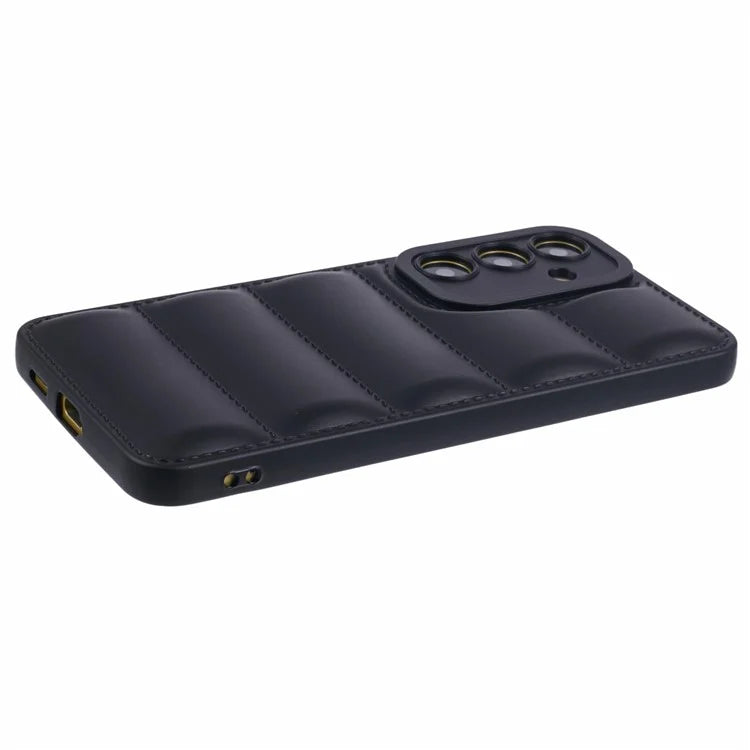 JTW Series For Samsung Galaxy S24 Cover Grid Down Jacket Texture TPU Phone Protective Case