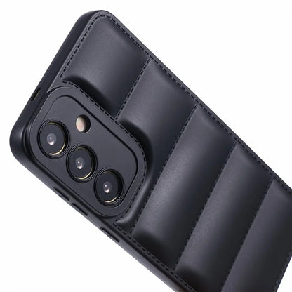 JTW Series For Samsung Galaxy S24 Cover Grid Down Jacket Texture TPU Phone Protective Case