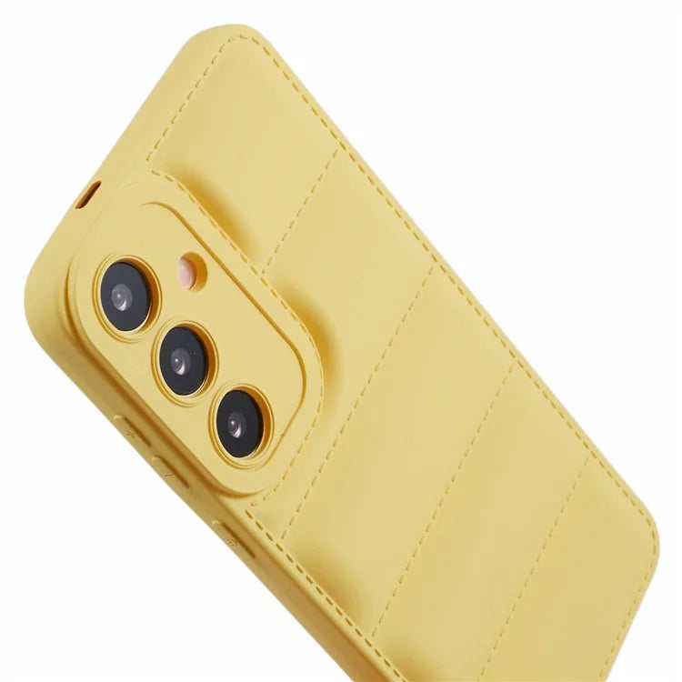 JTW Series For Samsung Galaxy S24 Cover Grid Down Jacket Texture TPU Phone Protective Case