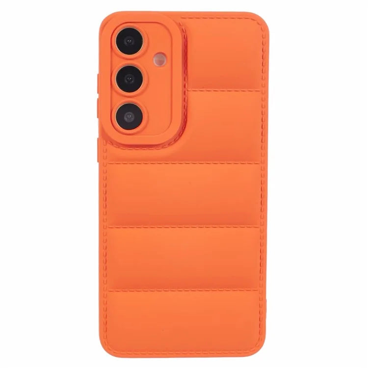 JTW Series For Samsung Galaxy S24 Cover Grid Down Jacket Texture TPU Phone Protective Case