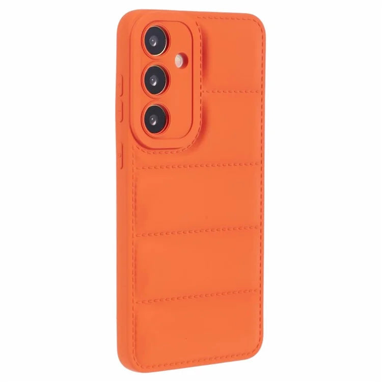 JTW Series For Samsung Galaxy S24 Cover Grid Down Jacket Texture TPU Phone Protective Case