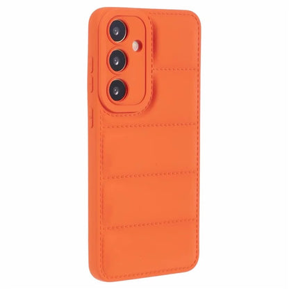 JTW Series For Samsung Galaxy S24 Cover Grid Down Jacket Texture TPU Phone Protective Case