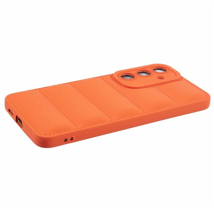 JTW Series For Samsung Galaxy S24 Cover Grid Down Jacket Texture TPU Phone Protective Case